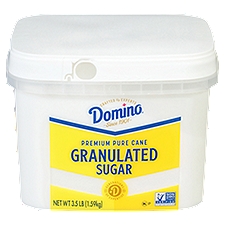 Domino Premium Pure Cane Granulated Sugar 3.5 lb Tub