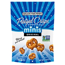 Pretzel Crisps Minis Original Pretzel Crackers, 6.2 Ounce