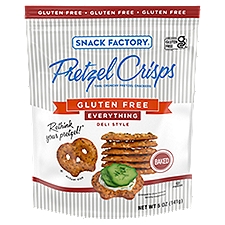 Snack Factory Pretzel Crisps Gluten Free Everything, , 5 Ounce