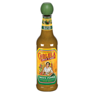 Cholula Green Pepper Hot Sauce, 12 fl oz