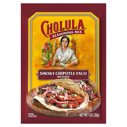 Cholula Taco Seasoning Mix - Smoky Chipotle, 1 oz