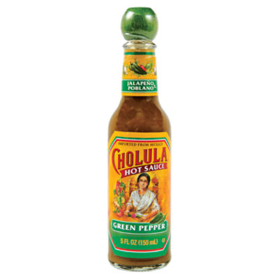 Cholula Green Pepper Hot Sauce, 5 fl oz