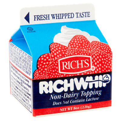 Rich's RichWhip NonDairy Topping, 8 oz