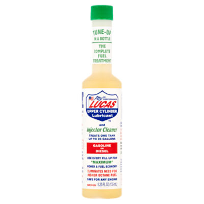 Lucas Upper Cyclinder Lubricant and Injector Cleaner, 5.25 fl oz