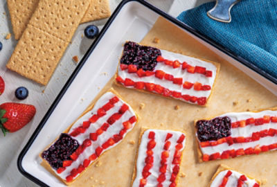 4th of July Fruity Grahams