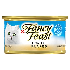 Purina Fancy Feast Wet Cat Food, Flaked Tuna Feast - 3 oz. Can