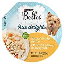 Bella True Delights Grain Free Toppers Natural Chicken, Dog Food , 1.4 Ounce