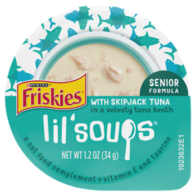 Purina Friskies Lil Soups with Skipjack Tuna in a Velvety Tuna