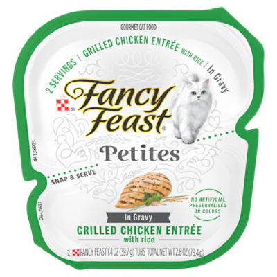 Fancy Feast Petites Gourmet Gravy Wet Cat Food Petites Grilled