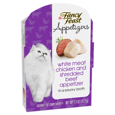 Fancy feast white cat sale