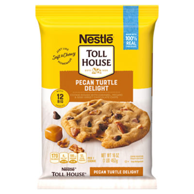 Nestlé Toll House Pecan Turtle Delight Cookie Dough, 16 oz