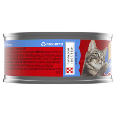 Purina Friskies Gravy Wet Cat Food Shreds With Beef in Gravy