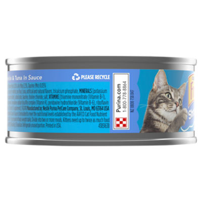 Purina Friskies Wet Cat Food Shreds With Ocean Whitefish Tuna