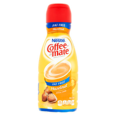 Nestlé Coffee-Mate Fat Free Hazelnut Coffee Creamer, 32 fl oz