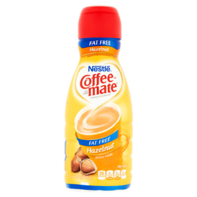 Nestlé Coffee-Mate Fat Free Hazelnut Coffee Creamer, 32 fl oz - Price Rite