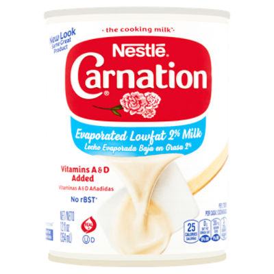 Nestlé Carnation Evaporated Lowfat 2% Milk, 12 fl oz