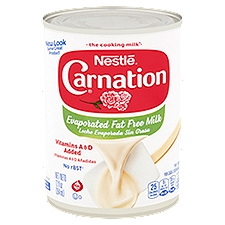 Carnation Evaporated Fat Free, Milk, 12 Fluid ounce