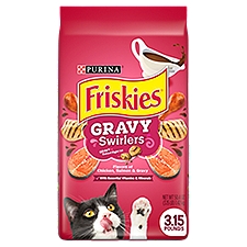 Friskies Gravy Swirlers, Cat Food, 50.4 Ounce