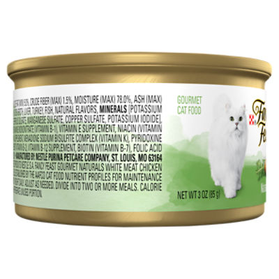 Fancy feast gourmet outlet naturals pate