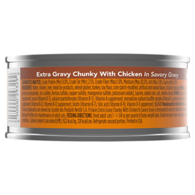 Friskies extra hotsell gravy chunky