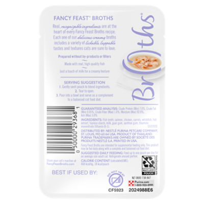 Fancy feast outlet broths creamy chicken