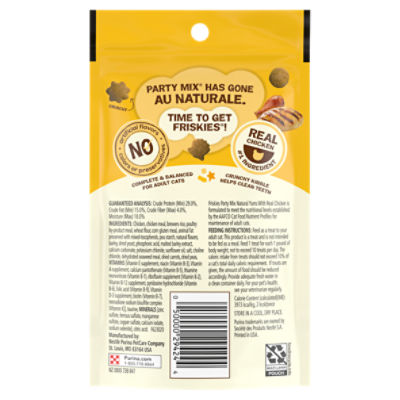 Friskies party mix shop naturals with real chicken