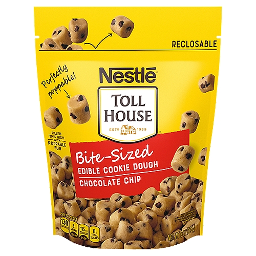Nestlé Toll House Chocolate Chip Bite-Sized Edible Cookie Dough, 8 oz