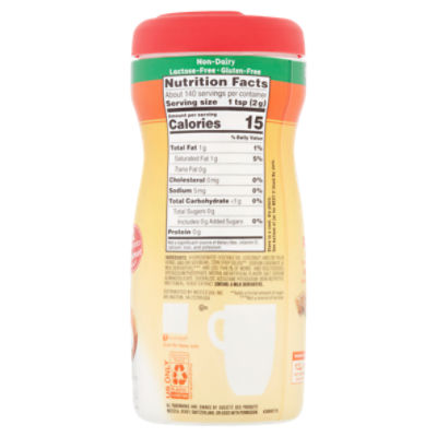 Nestlé Coffee-mate Hazelnut Coffee Creamer 15 oz. Plastic Container  Nutrition Facts - Eat This Much