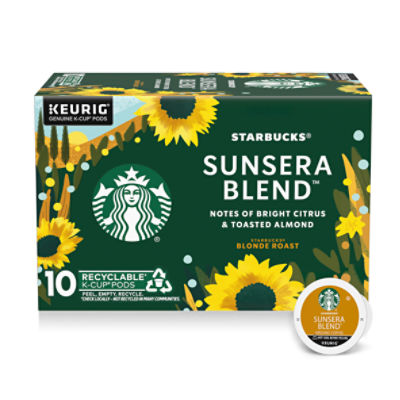 Starbucks Sunsera Blend Blonde Roast Coffee K-Cup Pods, 0.42 oz, 10 count