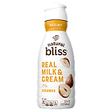 Nestlé Coffee Mate Natural Bliss Real Milk & Cream Hazelnut Coffee Creamer, 32 fl oz