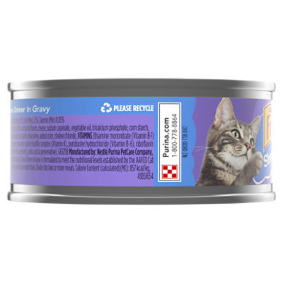 Purina Friskies Gravy Wet Cat Food Shreds Turkey Cheese Dinner