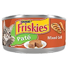 Purina Friskies Pate Wet Cat Food, Pate Mixed Grill - 5.5 oz. Can