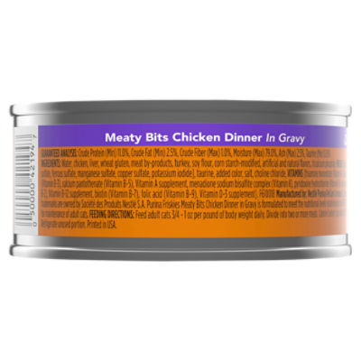 Friskies chicken clearance dinner in gravy