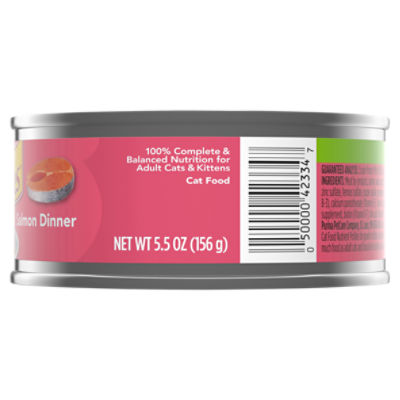 Friskies pate salmon clearance dinner