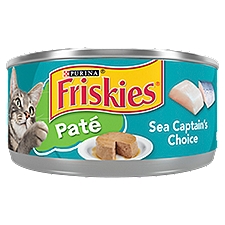 Friskies Sea Captain's Choice, Pate Wet Cat Food, 5.5 Ounce