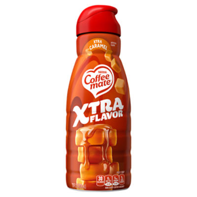 Nestlé Coffee Mate Xtra Caramel Xtra Flavor Non-Dairy Coffee Creamer, 28 fl oz