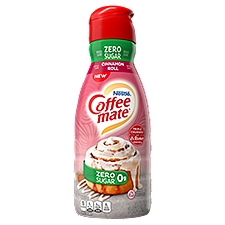 Nestlé Coffee Mate Zero Sugar Cinnamon Roll Coffee Creamer, 32 fl oz