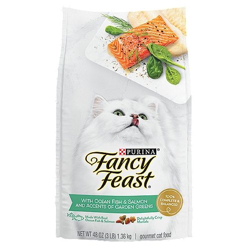 Fancy Feast Dry Cat Food with Ocean Fish and Salmon - 3 lb. Bag