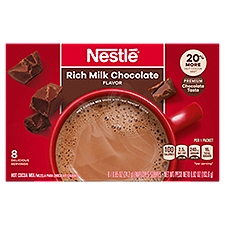 Nestlé Rich Milk Chocolate Flavor Hot Cocoa Mix, 0.85 oz, 8 count