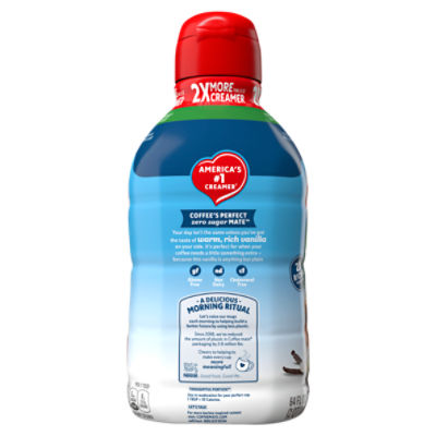 Nestlé Coffee Mate Zero Sugar French Vanilla Non-Dairy Creamer, 64 fl oz