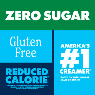 Nestlé Coffee Mate Zero Sugar French Vanilla Non-Dairy Creamer, 64 fl oz