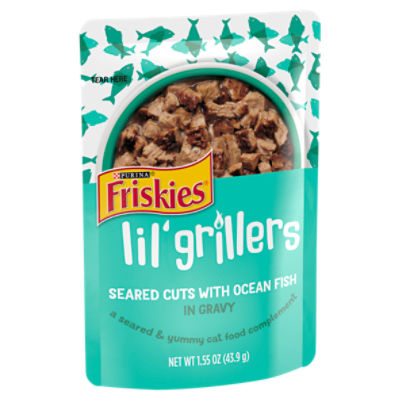 Purina Friskies Wet Cat Food Complement Lil Grillers Seared Cuts