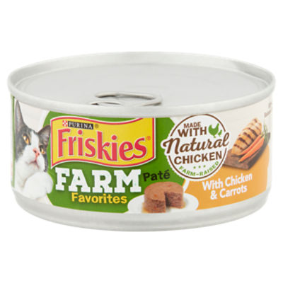 Purina Friskies Farm Favorites Pat with Chicken Carrots Cat