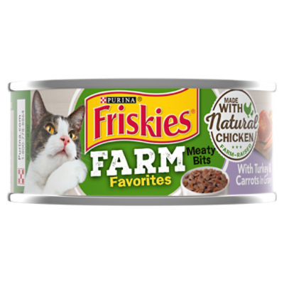 Purina Friskies Gravy Wet Cat Food Farm Favorites Meaty Bits With