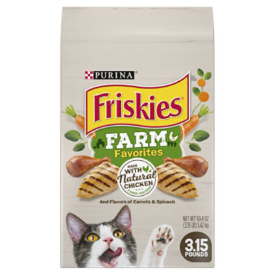 Purina Friskies Dry Cat Food Farm Favorites With Chicken 3.15