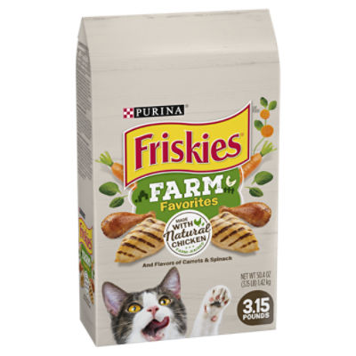 Purina Friskies Dry Cat Food Farm Favorites With Chicken 3.15