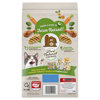 Purina Friskies Dry Cat Food Farm Favorites With Chicken 3.15