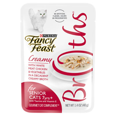 Purina Fancy Feast High Protein Senior Wet Cat Food Complement