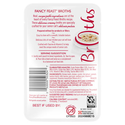 Fancy feast hot sale nutrition