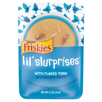 Purina Friskies Cat Food Complement, Lil' Slurprises With Flaked Tuna - 1.2 oz. Pouch